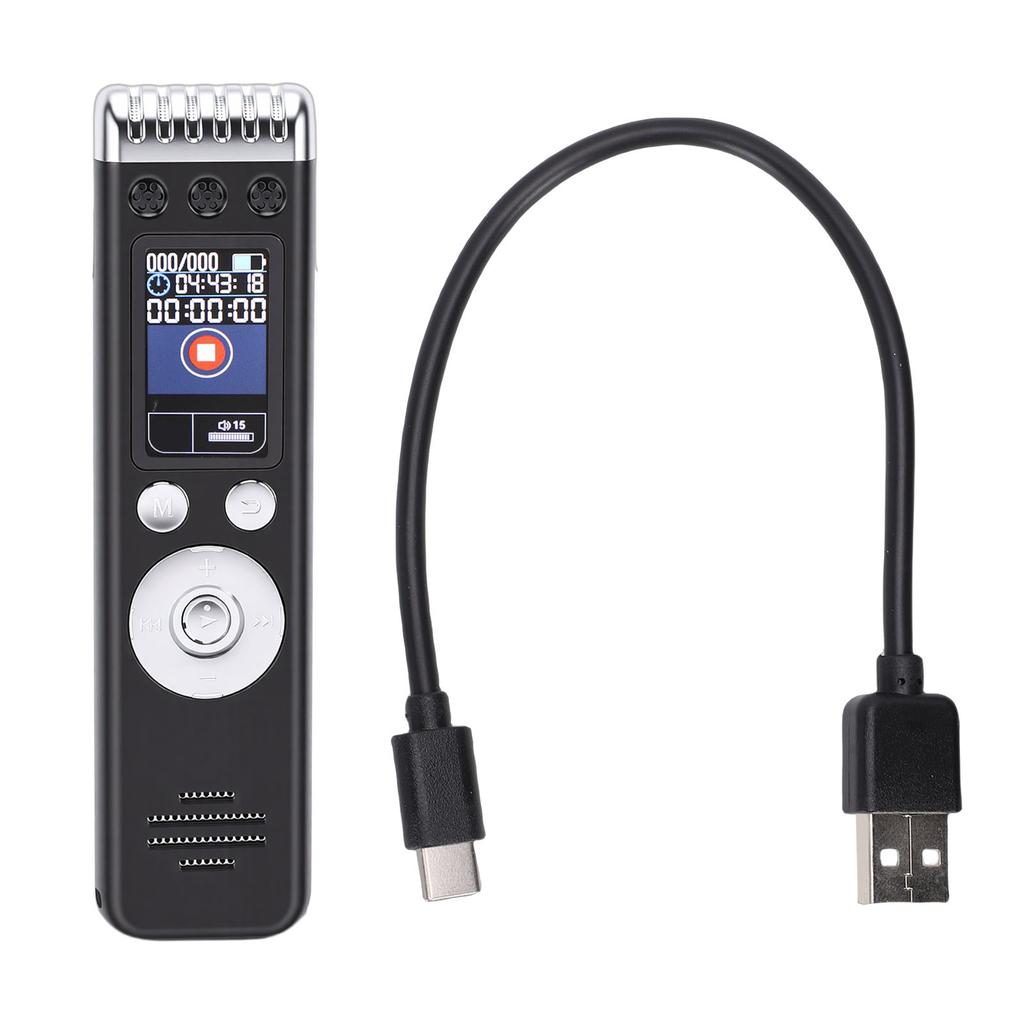 AI Voice Recorder Support 189 Languages Real Time Voice to Text Translation APP Control Digital Sound Recorder