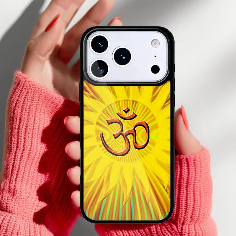 

Yoga Om Mandala Colourful Phone Case for iPhone 17 Air 16e 15 14 13 Pro Max Back Cover for 12 11 Pro Coque iPhone 16 Plus