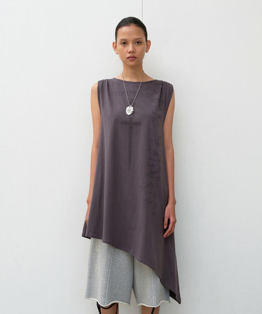 The Vinyl House Unbalance Layered One-Piece (W) Charcoal