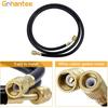 R410A AC Refrigerant Charging Hoses, 59“ HVAC Charging Hose with 1/4’’ SAE Female Flare, 800PSI Working Pressure for R410A R22 R134A R12 R502