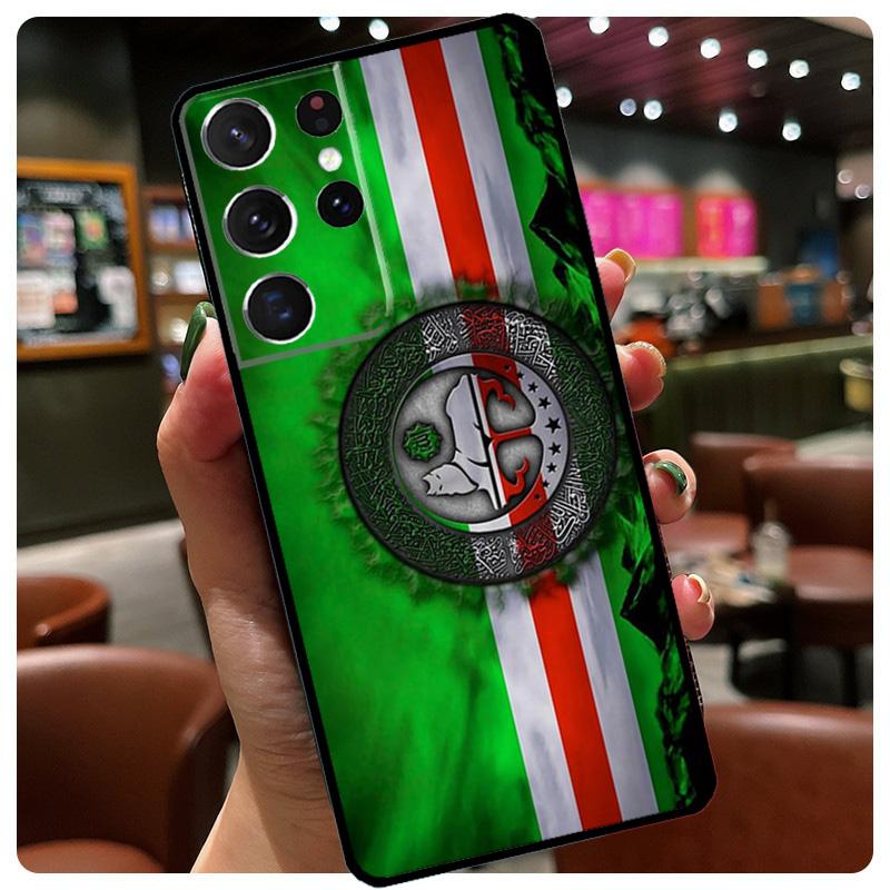 Chechen Chechnya Flag Phone Case For Samsung Galaxy S23 Ultra S21 S22 S24 S25 Ultra S9 S10 Plus S24 S25 FE Cover