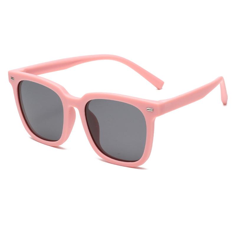 New Kids Silicone Cartoon Sunglasses UV Protection Trendy Fashion Simple Design 23014