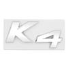 VSRA4 3D Metal Chrome Black K2 K3 K4 K5 KX7 Letters Logo Rear Boot Trunk Emblem Badge Sticker for Kia Car Styling Accessories