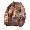 Men's Retro Patchwork Winter Knit Jacket - Stylish, Warm, and Thickened Base Layer