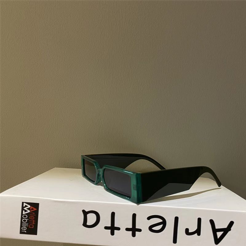 Box Sonnenbrille Persönlichkeit Dicke Kante Modetrend Brillenrahmen Hip Hop Herren- und Damen-Sonnenbrillen