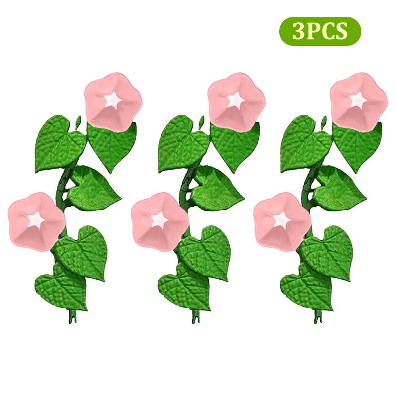 

Магниты на холодильник Утреннее сияние Напечатанные на 3D-принтере магниты на холодильник в виде плюща Декоративные магниты на холодильник с растениями Украшение для дома(1/3 шт.) розовый