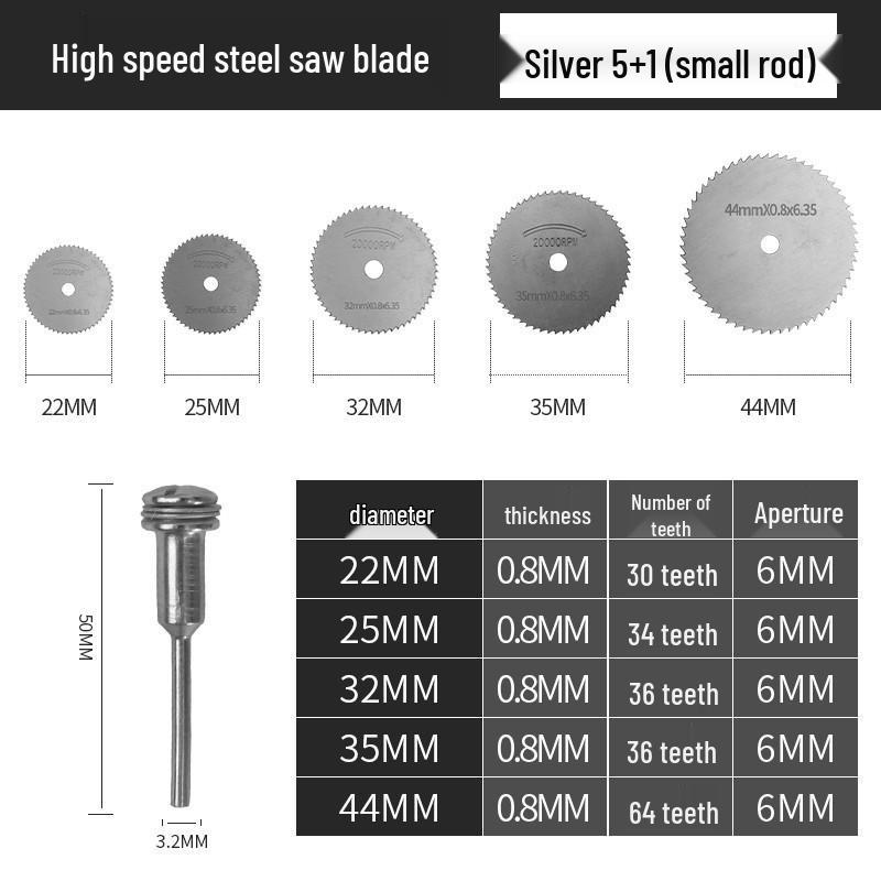 High-Speed Steel Hex Shank Saw Blade Set for Woodworking and PVC Pipe Drilling