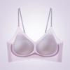 Ice Silk Beautiful Back Soft Support Sling Seamless Bra Light and Breathable Fixed Cup Gathered and Closed Sub-breast Vest Bra