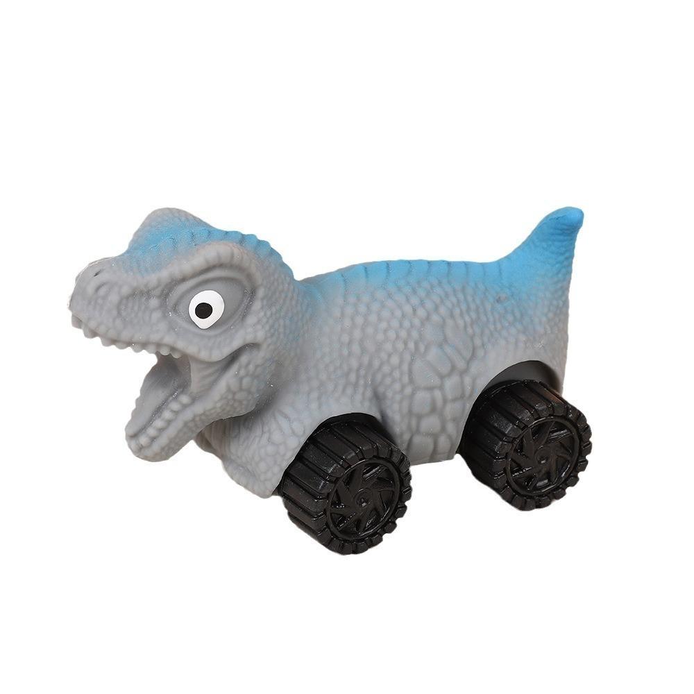 Stretchable Car Cartoon Fidget Toy with Wheel Cute Pinch Toy Dinosaur Squeeze Toy Kids Tricky Doll
