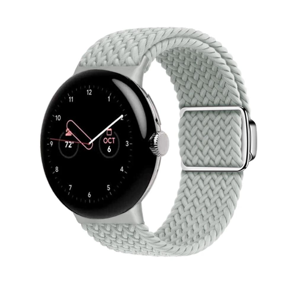 Braided Loop Strap for Google Pixel Watch 4/3 41mm Nylon Replacement Bracelet Wristband for Pixel Watch 4 3 2 1 Band Accessories