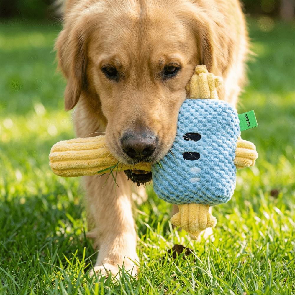 Bite-resistant Plush Hammer Dog Toy Wear-resistant Pet Shake Sound Toy  Indoor Outdoor Use