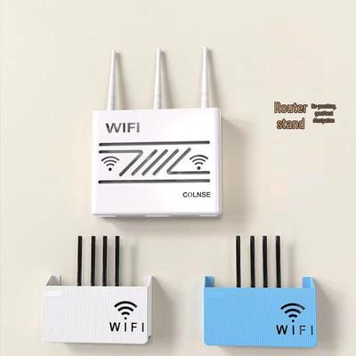 קופסת אחסון לנתב WiFi: מסתר כבלים ומדף לתלייה על הקיר לשימוש ביתי