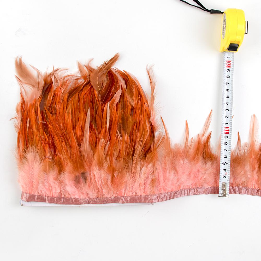 10 Meter 14 Coloful Chicken Feather Trim Fringe Diy Party Skirt Crafts Top Quality Pheasant Feathers For Sewing In Dress Decor