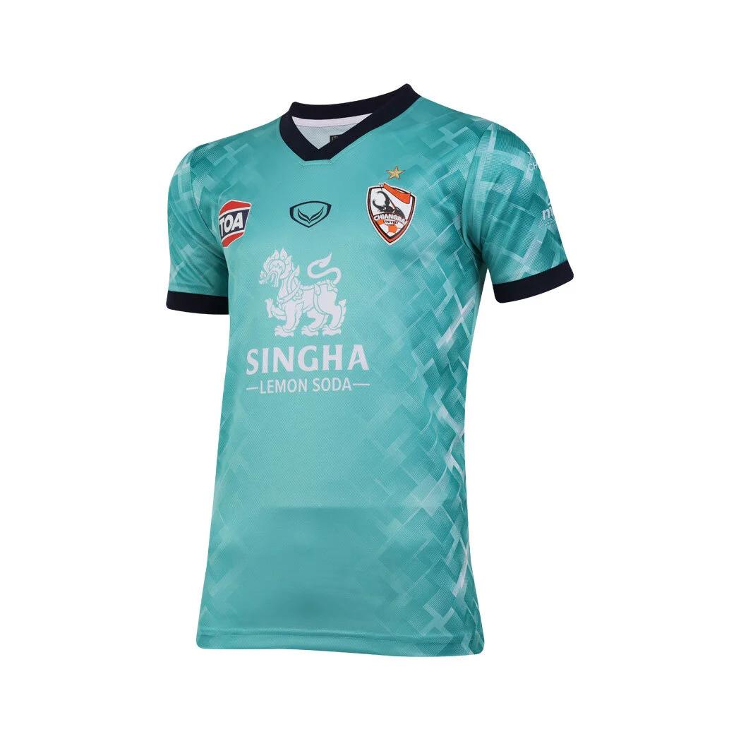 

ФУТБОЛЬНАЯ ФУТБОЛКА «Чианг Рай Юнайтед» 2023 года Вратарь ФУТБОЛКА ЛИГИ ТАИЛАНДА ФУТБОЛ ИЗ ПОЛИЭСТЕРА СПОНСОР КЛУБА ФК СИНГА ТОА КРАСКА Серый Желтый Зеленый L