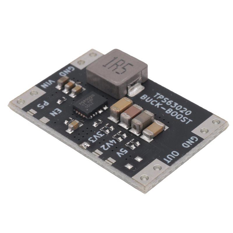 

ABUL-XL63020 TPS63020 Lithium Battery USB Automatic Boost Buck Step Up Down Module Microcontroller Power Low Ripple Durable 3.3V