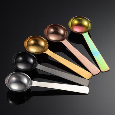 304 Stainless Steel Large Measuring Spoon with Handle Titanium Gold Plated Laser Welding Kitchen Baking Supplies 15 30ml