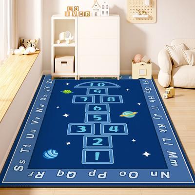 Stadtplanung Spielteppich - Großer Rutschfester Kinderteppich für Kindergarten Früherziehung Pflegeleicht Bodenmatte Mode
