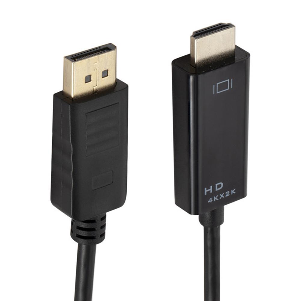 

4K 2K DisplayPort в HDMI-совместимый видео-аудио конвертер адаптер 1080P DP в HDMI-совместимый видео-аудио кабель для ноутбука
