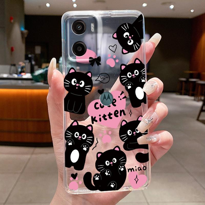 For Motorola Moto G05 E15 Case 2024 Fashion Butterfly Flower Clear Soft Silicone TPU Capa Phone Cover For MotoG05 MotoE15 Fundas