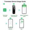 G6 Smart Translator Bluetooth AI Multilingual Device with Offline Capabilities