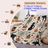 Festive Halloween Pumpkin Blanket Reversible Flannel Throw for Spooky Season AllSeason Comfort Autumn Celebration Gift