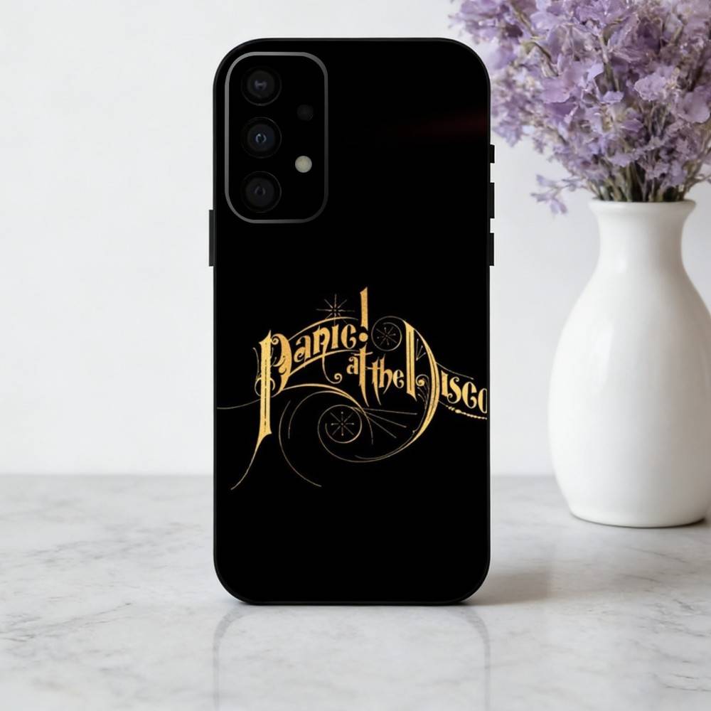 P-Panic A-At-t The D-Disco-o Phone Case For Samsung Galaxy A73,A72,A71,A70,A53,A52,A51,Soft Silicone Black Cover