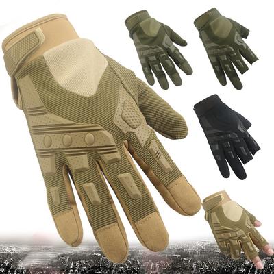 Tactical Gloves Men's Outdoor Riding Black Hawk Full Finger