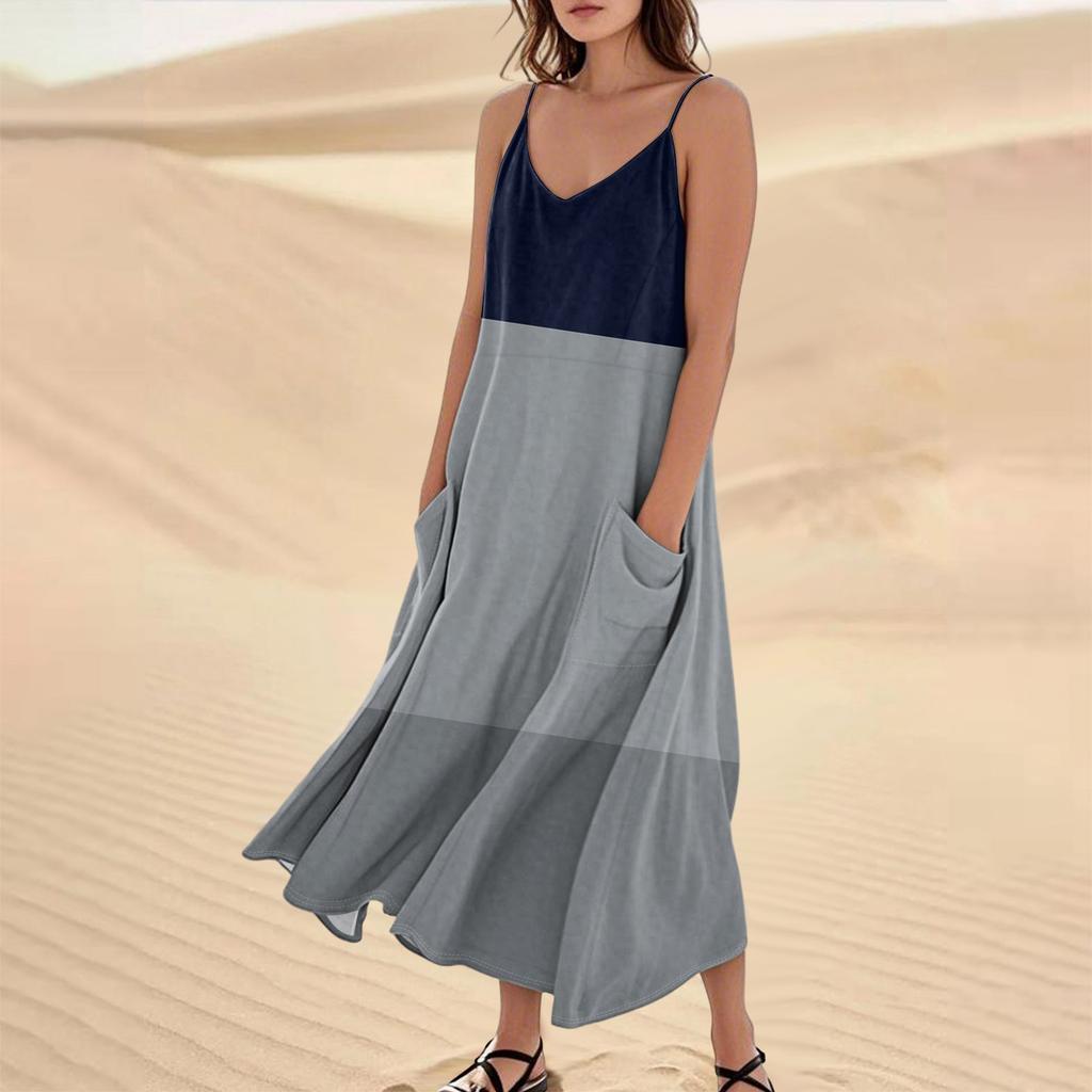 Women's Summer Dress Casual Loose Long Beach Vacation Dresses