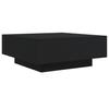 LED Coffee Table Black 80x80x31 Cm
