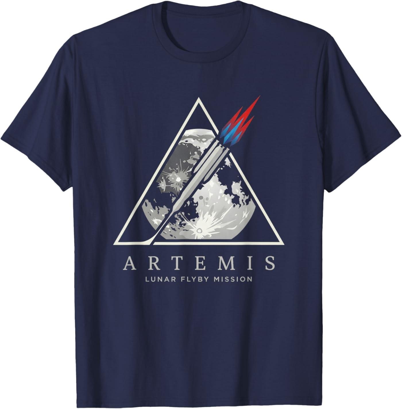 Artemis II Space Rocket Launch Mission to The Moon Artemis 2 T-Shirt S