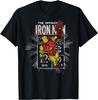 Iron Man Retro Comic Book Stamp Flying Pose Graphic T-Shirt T-Shirt