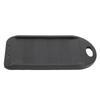 Beard Trimmer Sharpener and Cleaner Portable Rubber Beard Trimmer Cleaning Tool with Hanging Hole Black