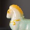 Color Changing Resin Pony Tea Pet Chinese Kung Fu Tea Set Accessories Desktop Small Animal Ornament Tea Playing Teaware