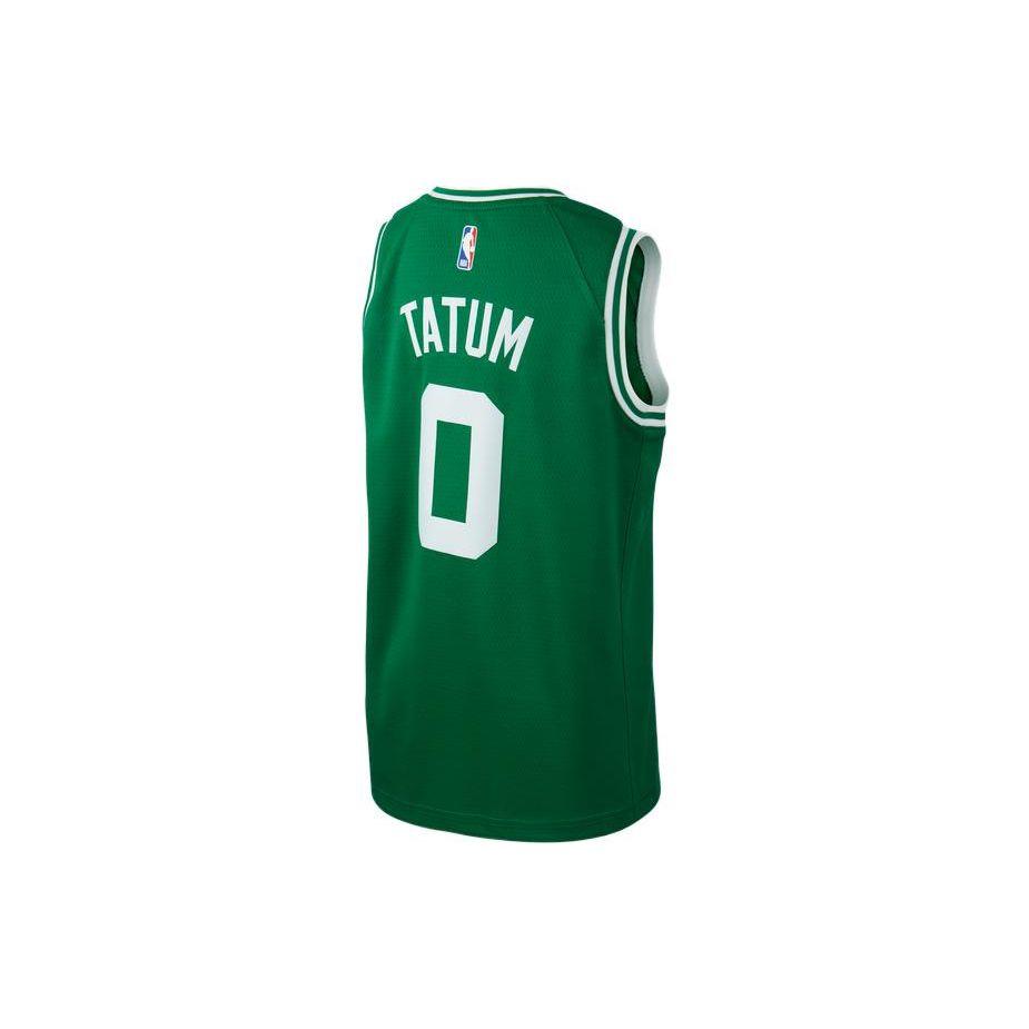 Nike Kids Letter Number Logo Print Sports Basketball Jersey Casual Sports Suit Boston Celtics Tatum 0 Kids Sportswear Green DA5494-312