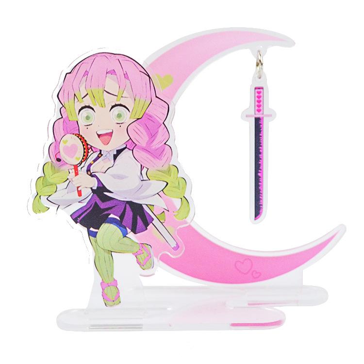 Anime Demon Slayer Agatsuma Zenitsu Kimetsu No Yaiba Acrylic Stand Figurines Model Toys GK Ornaments Decor