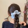 Ponytail Holder Velvet Scrunchies Elastic Hair Ring Fashion Rhinestone Hair Rope  Female