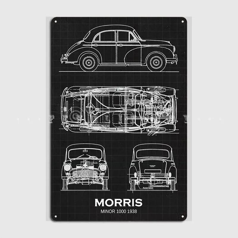 

Morris Minor 1000 1938 Metal Sign Cinema Kitchen Home Vintage Poster Tin Sign Poster 20x30cm（7.8x11.8inch）