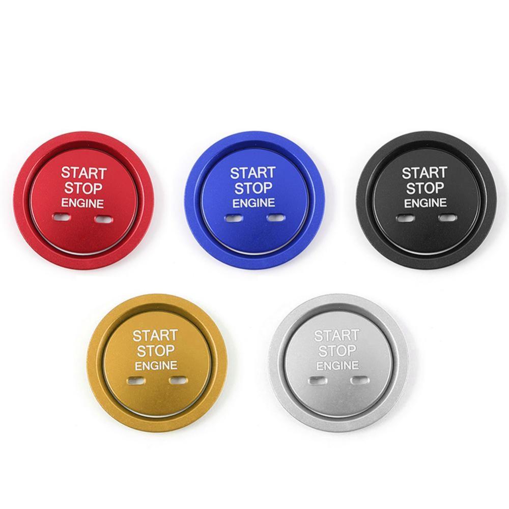 Car Engine Start Button Cover Sticker Decoration Auto Start w Stop Switch Button Accessories for MG 6 5 ZS HS 17-21