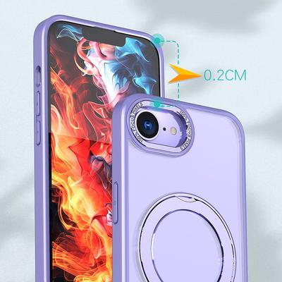 TM for IPhone 16E Case Magnetic Rotating Magsafe Bracket for Apple 16PRO Protective Cover