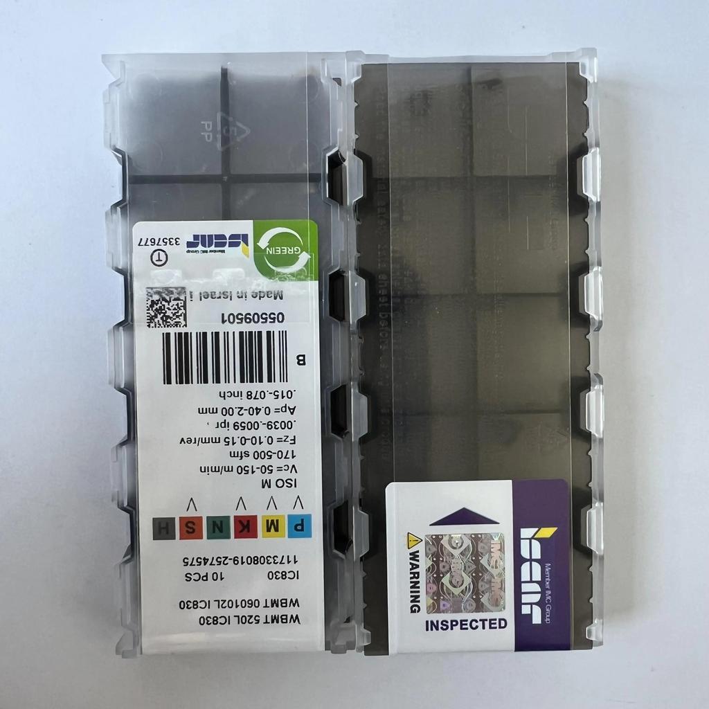 ISCAR / WBMT060102L IC830 /Industrial indexable carbide inserts 10 Pcs