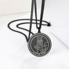 LIKGREAT Gold Color The Cups Tarot Necklace Men Stainless Steel Jewelry Minor Arcana Talisman Pendant Lucky Amulet Birthday Gift