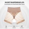 Women's Boyshort Panties Sexy Seamless Sheer Mesh Low Waist Underwear Invisible Stretch Boxer Briefs
