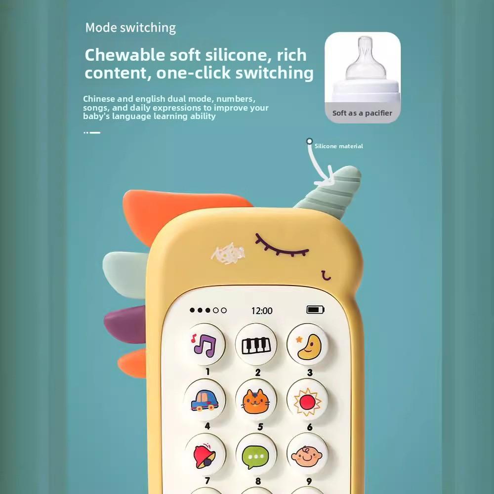 Baby Mobile Phone Toy With Abs Material And Interactive Music For Early Education And Parent Child Play