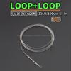 1 st Karpfiske Fluorocarbonlina 100 cm / 35 lb Ögla+Ögla Smält Ledare För Karpfiske Hår Chod Rig Terminaltacke