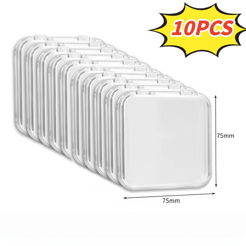 10Pcs Transparent Storage Box for Nail Jewelry. Glass Bead String, Jade, and Stationery Storage Box. Wearing Armor for Storage