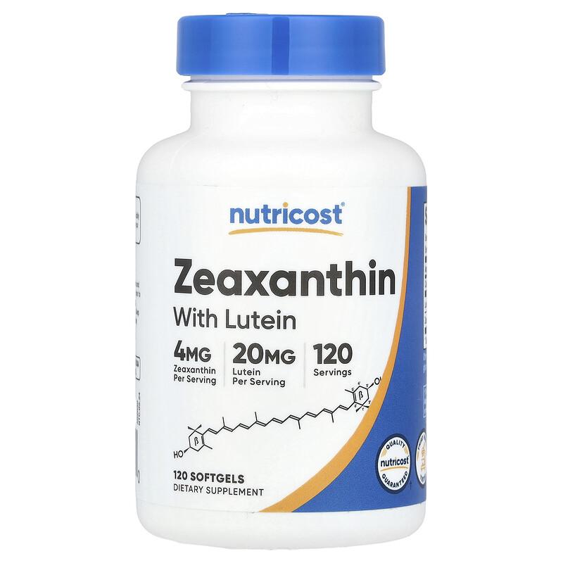 Zeaxanthin with Lutein, 120 Softgels