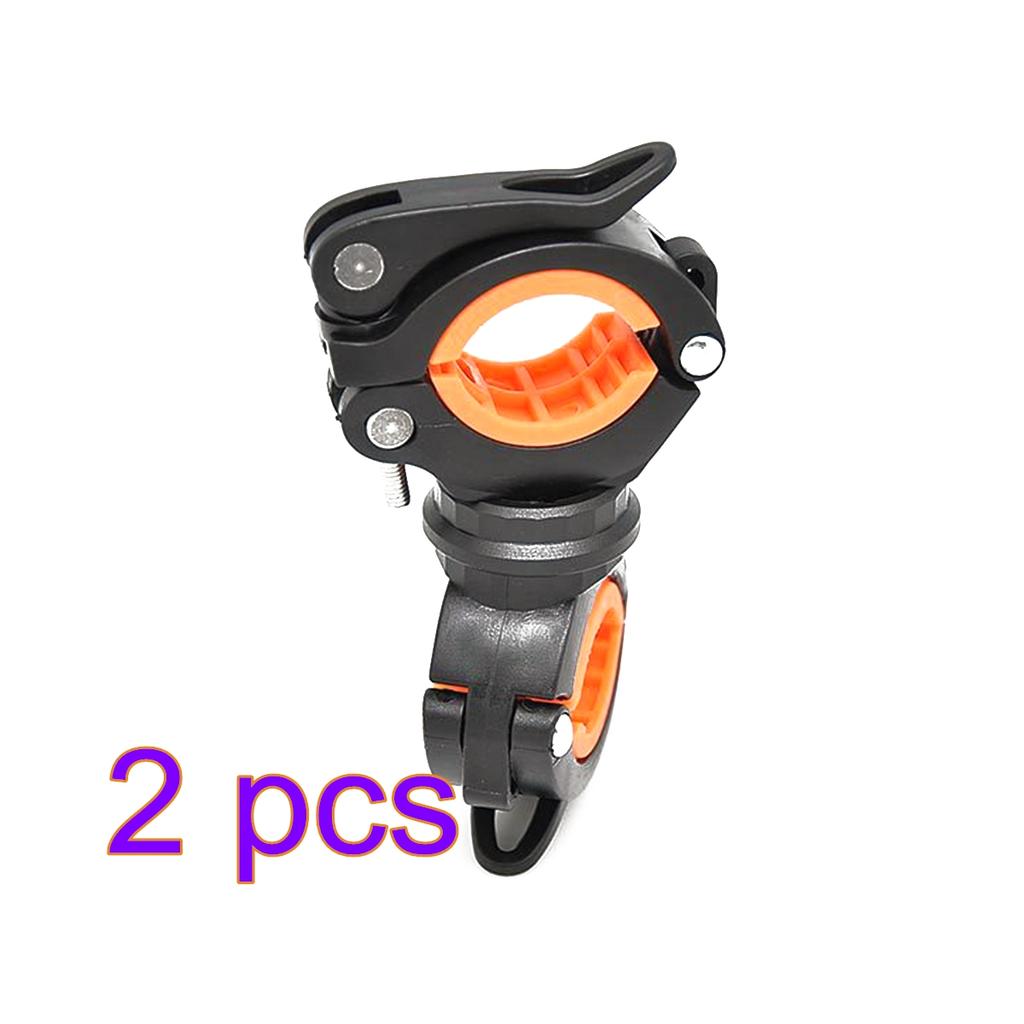 360 Grad Fahrrad Clip Klemme Drehung Fahrrad Taschenlampe Halterung LED Frontlicht Halter Clip Zubehör