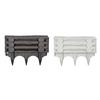 Plastic Decorative Garden Fence Imitation Log Retaining Border Garden Landscaping Edging Border Panel for Lawn Yard Flower Beds Paths