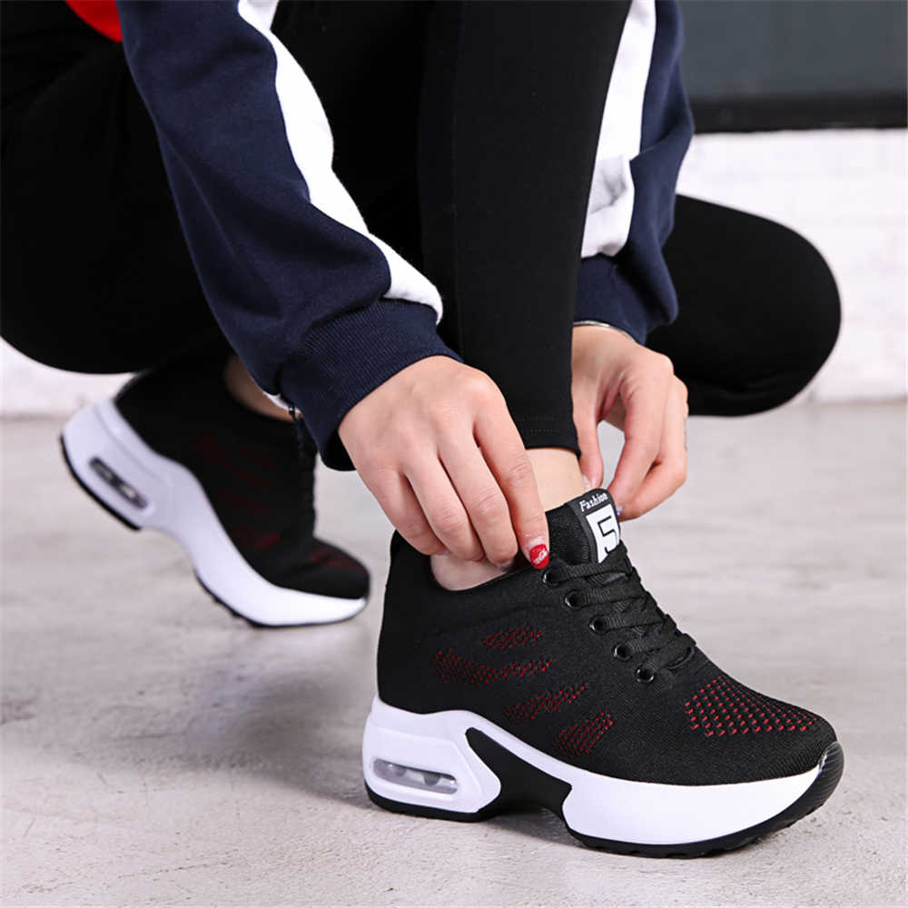 Fashion High Performance With Inner Wedge Platform Women Shoes Oxford Womens Heels Shoes Golf Shoes For Woman Sneakers Sport
