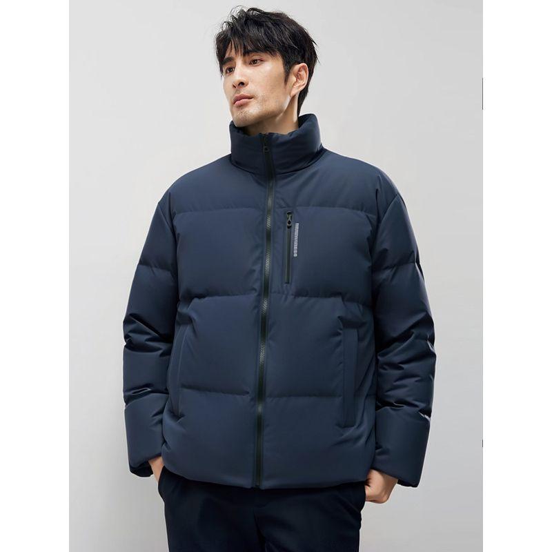 Outdoor Stand Collar Jacket Down Jacket Men's Winter Thickened Short Cotton Coat Export Men's Wear Workwear Bread Cotton-Padded Jacket